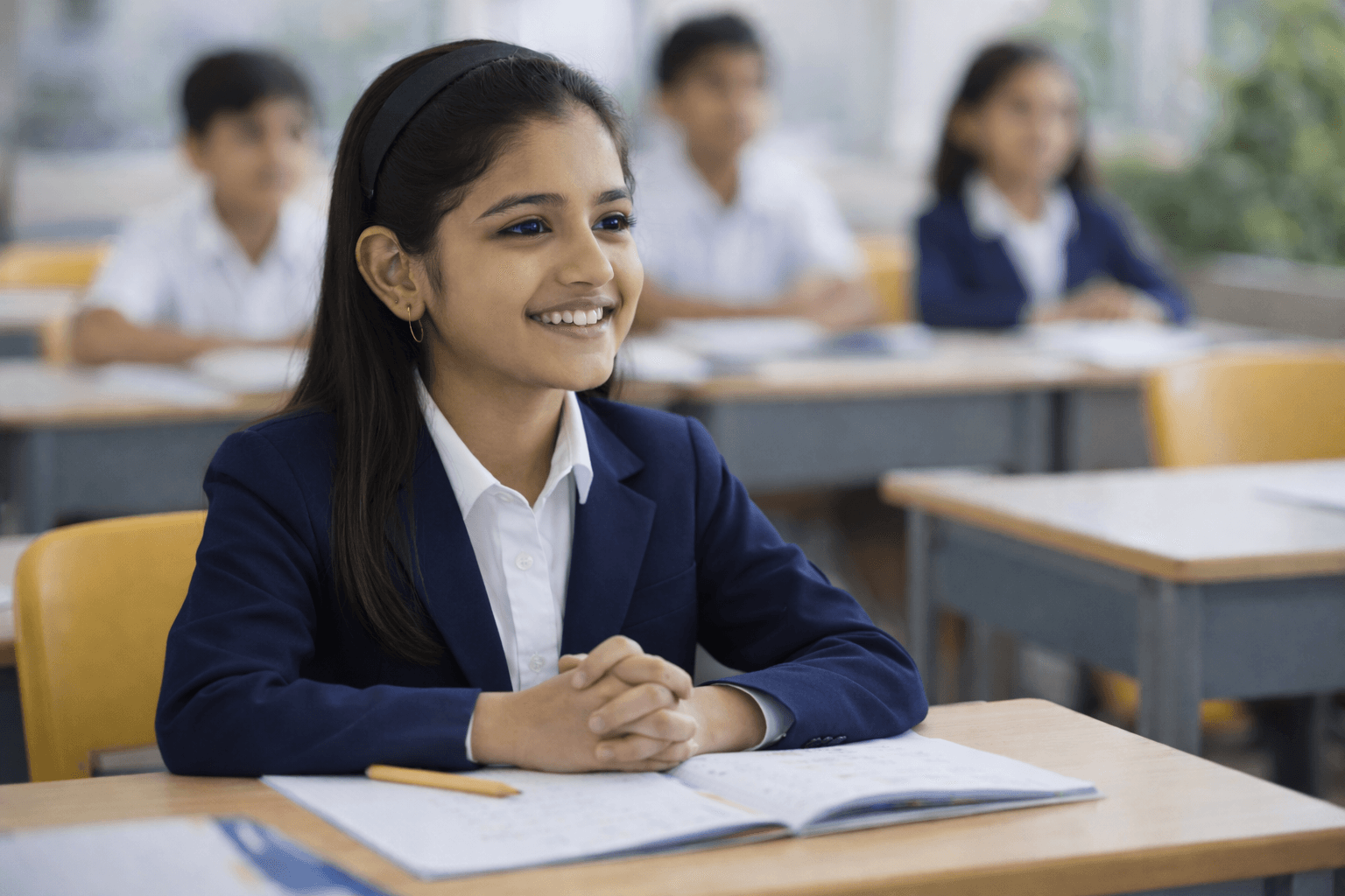 Student learning at DIS Hyderabad